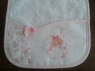 Bavaglino bimba su nuvola