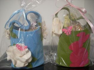 Cestini feltro Pasqua 2013