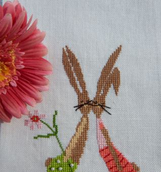 Coniglietti Christiane Dahlbeck Buona Pasqua particolare