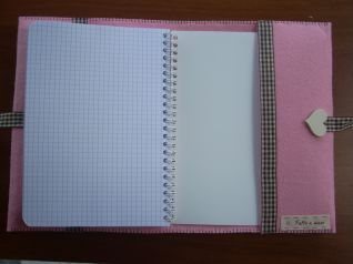 Ricettario in feltro - interno