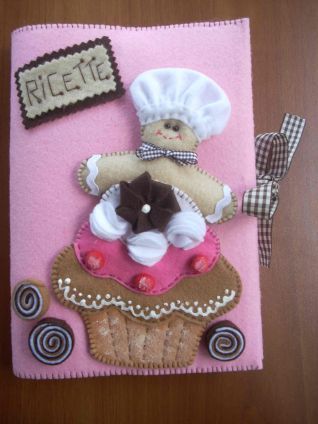 Ricettario in feltro