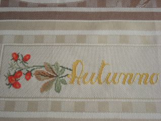 Strofinaccio autunno dettaglio bacche