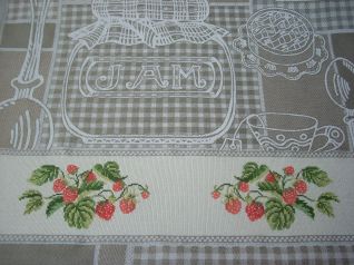 Strofinaccio con fragole