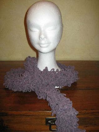 sciarpa frivola glicine