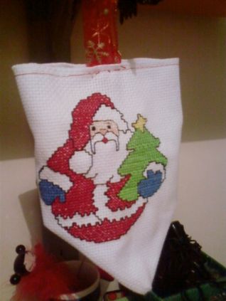 Sacchettino Babbonatale con albero