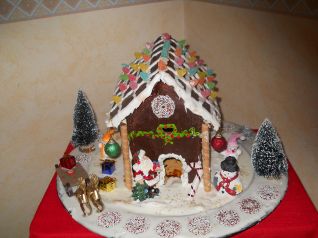 CASA DI CIOCCOLATO E BISCOTTI FATTA DA ME