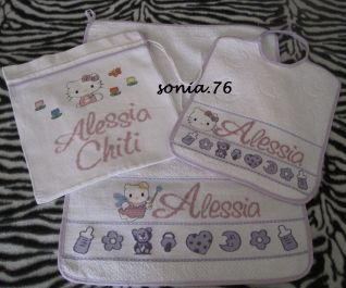 set asilo Alessia + Hello Kitty