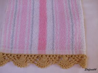 Asciugamano con bordo a ventglio