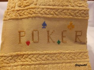 Asciugamano con i semi delle carte 3