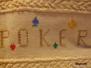 Asciugamano con i semi delle carte 4