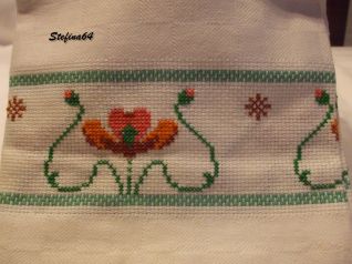 Asciughino con fiori