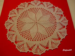 Centrino con stella e ventagli