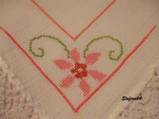 Tovaglia americana con fiore 3