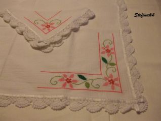 Tovaglia americana con fiore 