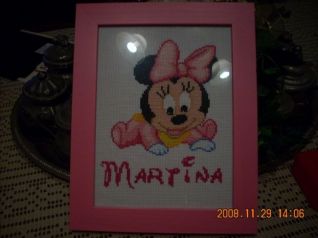 Quadretto nome Martina