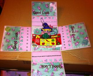 scatolina scrap con folletto fimo