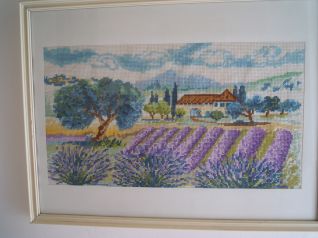 Quadro campo lavanda