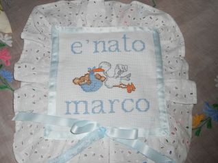 Nascita fiocco azzurro