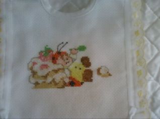 Bavaglino con coccinella