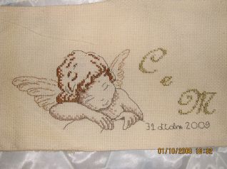 cuscino fedi Claudia e massimo