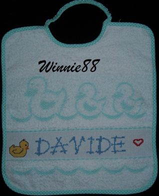 Bavaglino asilo con paperetta x Davide