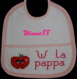 Bavaglino con mela - W la pappa