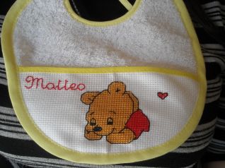Bavaglino Winnie the Pooh Matteo