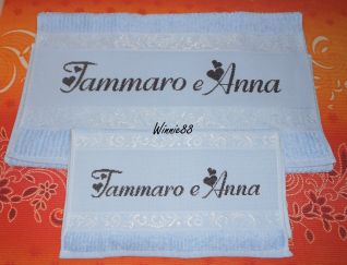 Coppia asciugamani - Tammaro e Anna