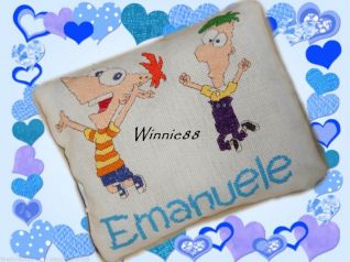 Cuscino - Phineas e Ferb x Emanuele