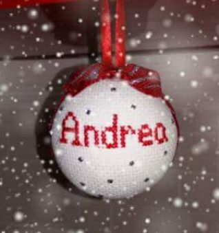 Pallina di Natale x Andrea 