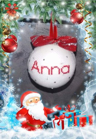 Pallina di Natale x Anna