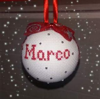 Pallina di Natale x Marco 