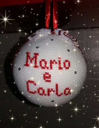 Pallina di Natale x Mario e Carla