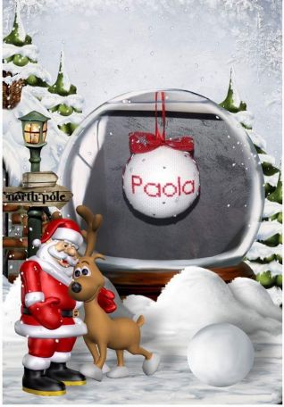 Pallina di Natale x Paola 