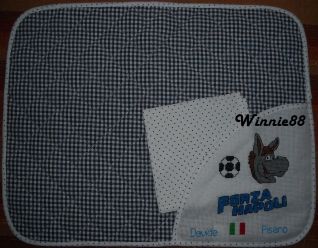 Tovaglietta americana - Ciuccio del Napoli