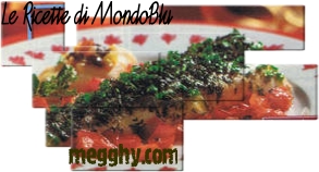 Branzino con salsa alle olive nere