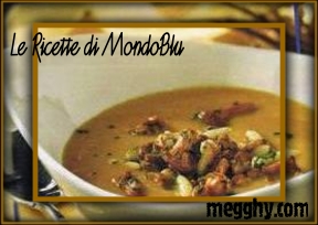 Zuppa di chiodini, zucca e porro