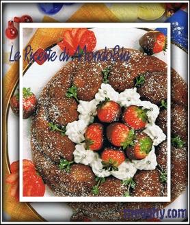 Torta di mele, amaretti e cioccolato