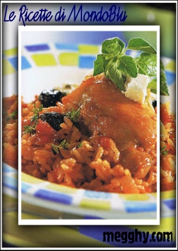 Pollo con riso alla greca