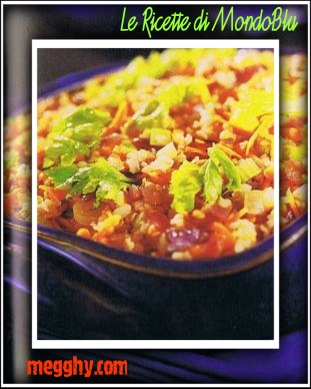 Pilaf integrale vegetariano