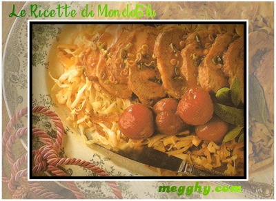 Arrosto di Maiale con Cavolo e Prugne