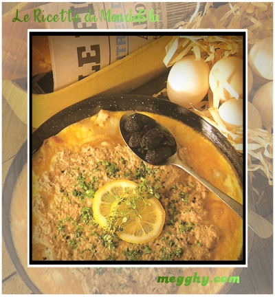 Omelette con Patate e Crema di Olive