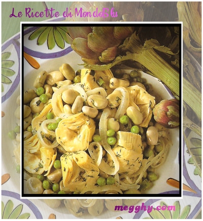 Fave con Piselli e Carciofi