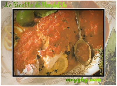 Orata al Forno con Aglio e Pomodori