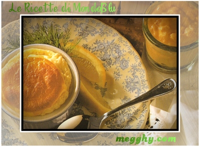 Soufflé al Formaggio con Salsa di Granchio