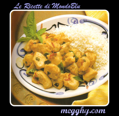 Pollo Saltato con Peperoncini e Basilico