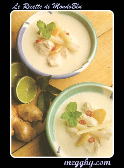 Zuppa di Pollo al Latte di Cocco