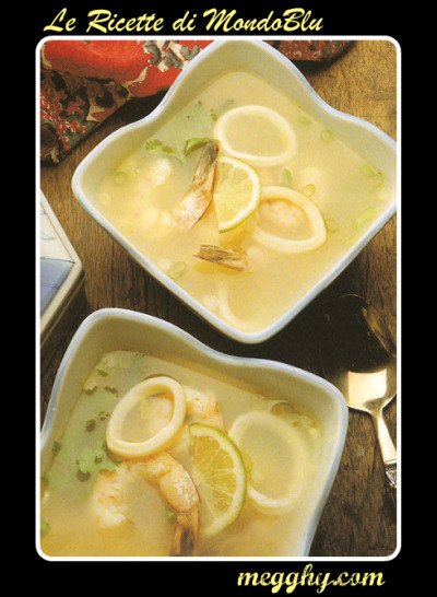 Zuppa di Gamberi Agrodolce