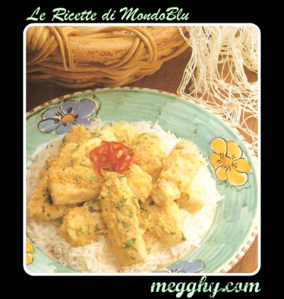 Pesce con Curry al Cocco