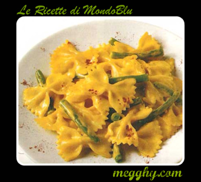 Pasta allo Zafferano e Fagiolini